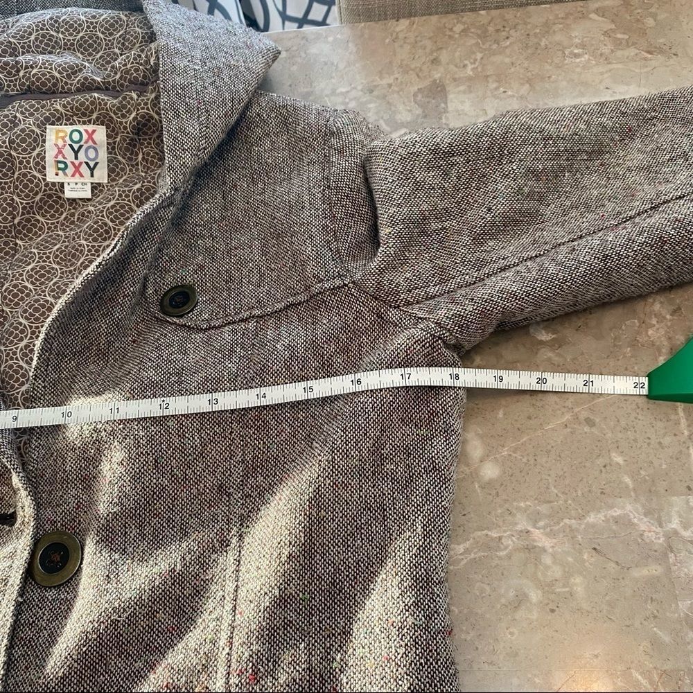 Roxy tweed winter jacket size small - Picture 8 of 10